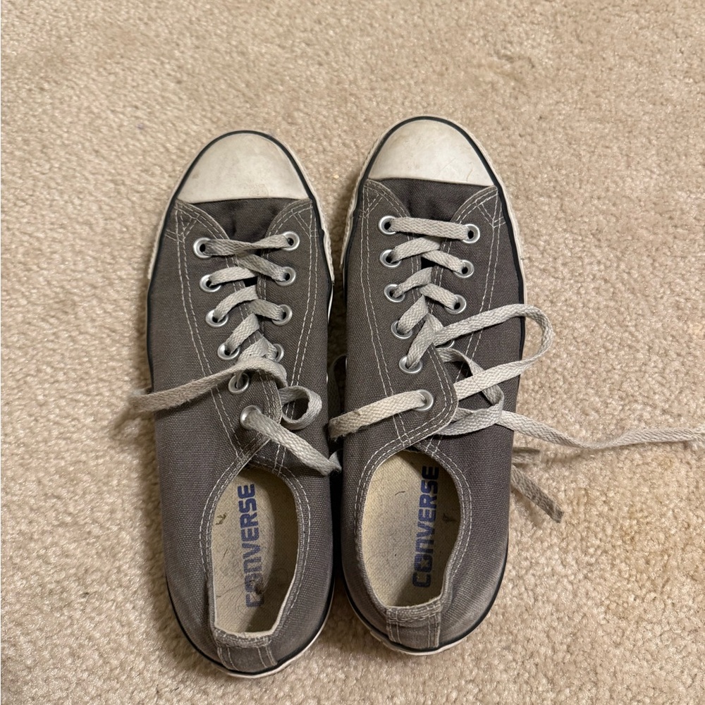 Converse Charcoal Low-Top Sneakers
